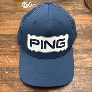 PING Youth Navy Golf Cap with White Logo